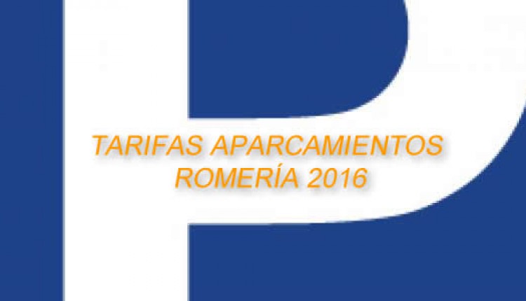 Tarifas de Aparcamientos durante la Romería 2016