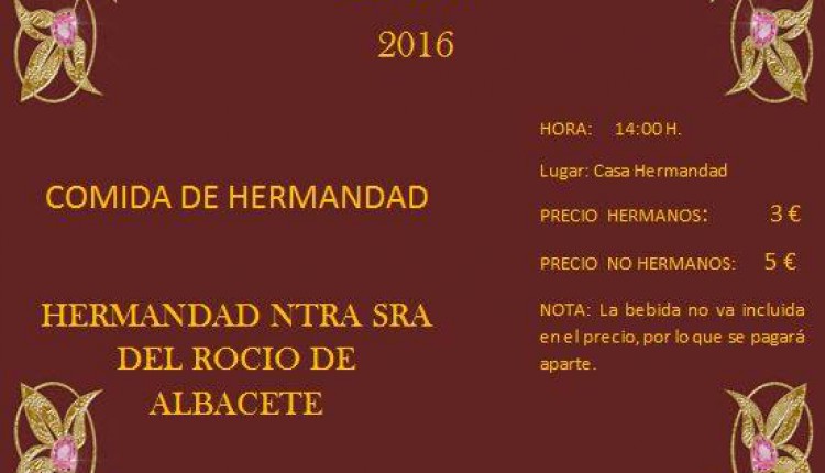 Hermandad de Albacete – Comida de Hermandad