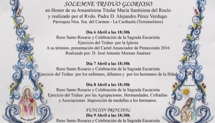 Hermandad de Torremolinos – Solemne Triduo Glorioso