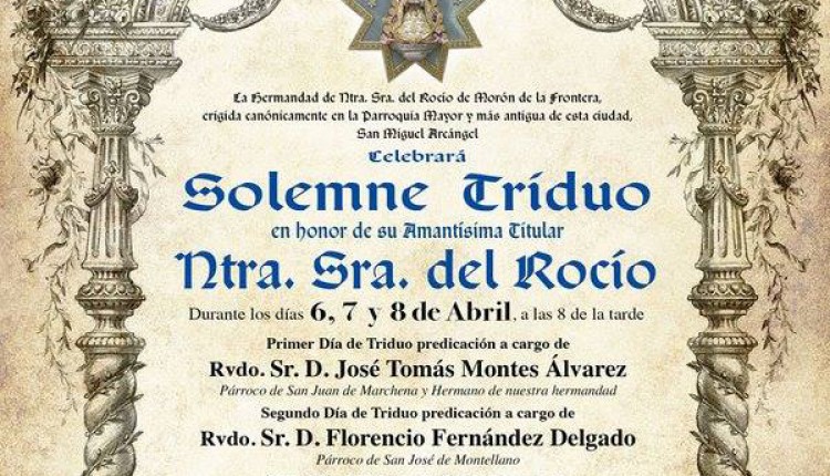 Hermandad de Morón de la Frontera – Solemne Triduo