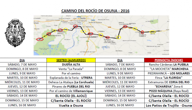 Hermandad de Osuna – Camino del Rocío 2016