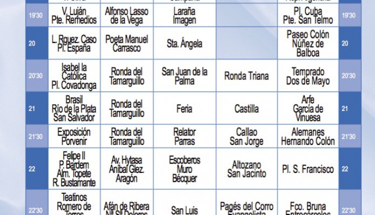 Hermandades de Sevilla Capital a la Aldea del Rocío – Itinerarios y Horarios de Salida y Llegada 2016