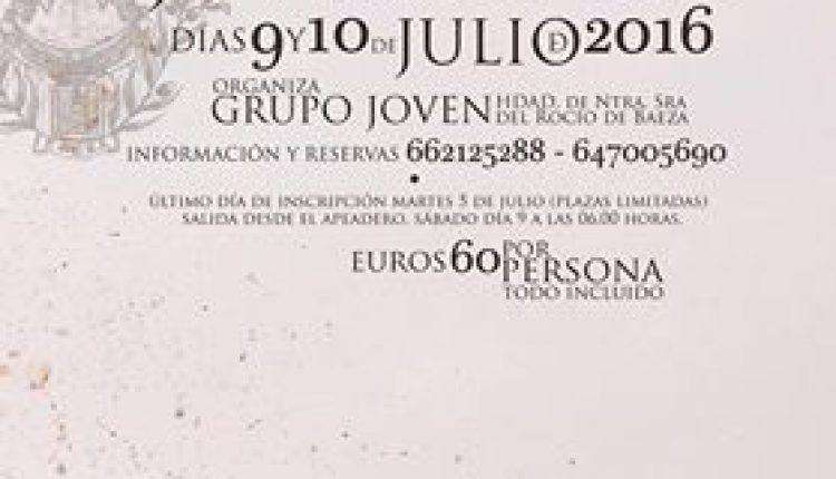 Hermandad de Baeza – Peregrinación Joven al Rocío