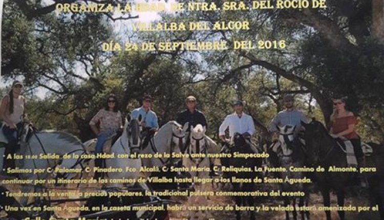 Hermandad de Villalba del Alcor – V Paseo ecuestre