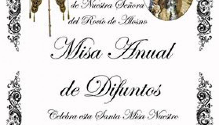 Hermandad de Alosno – Misa de Difuntos