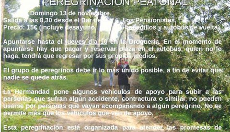 Hermandad de Hinojos – Peregrinación Peatonal al Rocío