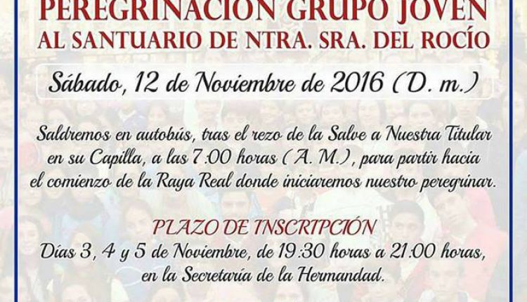 Hermandad de Olivares – Peregrinación Grupo Joven al Rocío