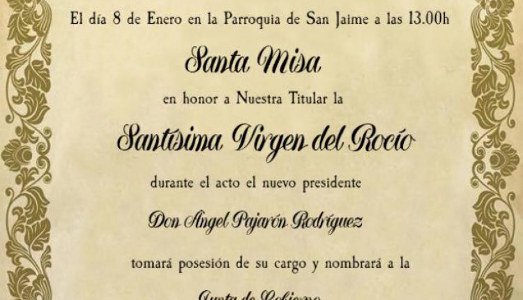Hermandad de Barcelona – Santa Misa y Toma de Posesión del Nuevo Presidente