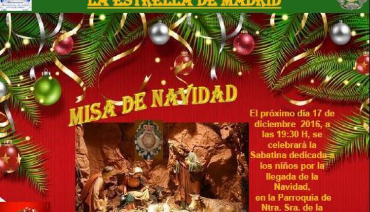 Hermandad de La Estrella – Misa de Navidad 2016