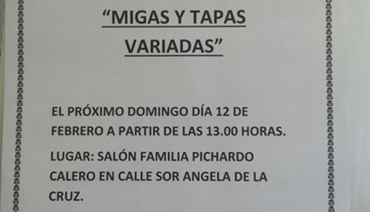 Hermandad de Escacena – Migas y Tapas variadas