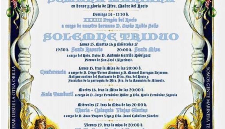 Hermandad de Algeciras – Semana Mariana y Solemne Triduo