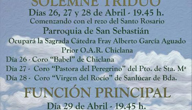 Hermandad de Chiclana – Solemne Triduo