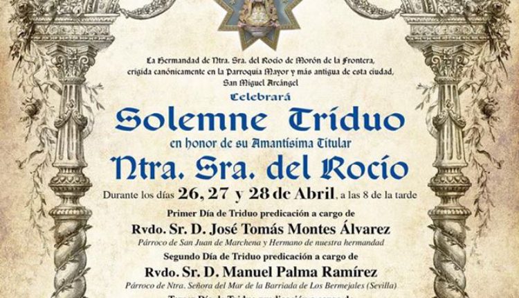 Hermandad de Morón – Solemne Triduo 2017