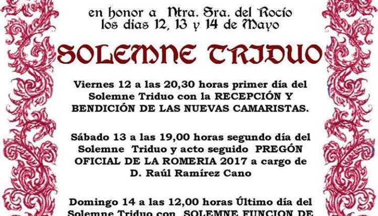 Hermandad de Valencia – Solemne Triduo 2017