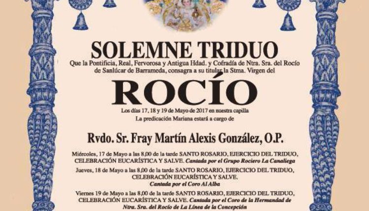 Hermandad de Sanlúcar de Barrameda – Solemne Triduo 2017