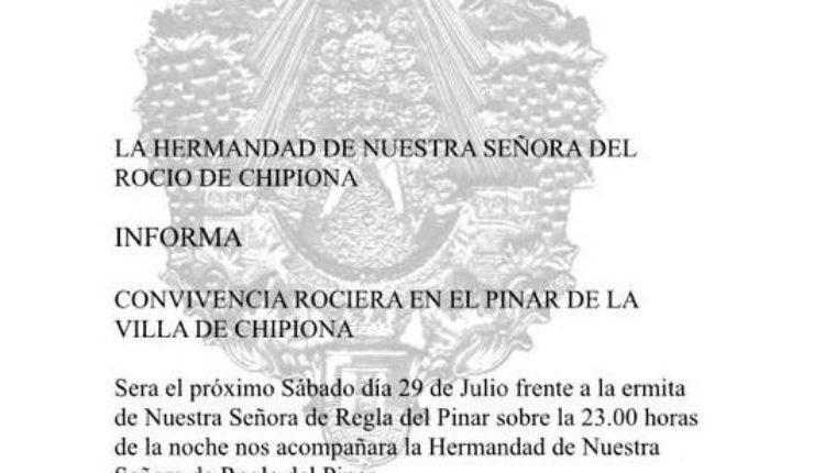 Hermandad de Chipiona – Convivencia Rociera
