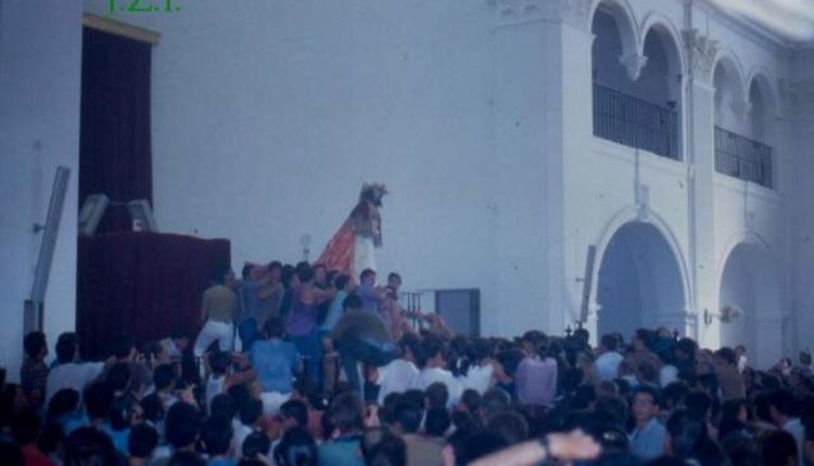 Traslado de la Virgen del Rocío 1991  por Javier Coronel, Javi el Almonteño