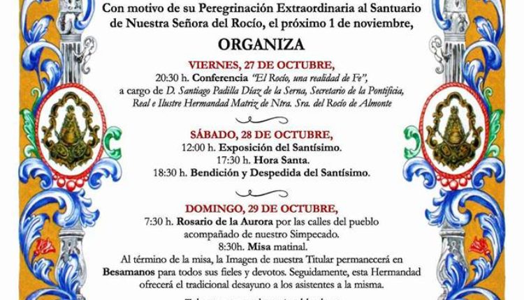 Hermandad de Olivares – Actos con Motivo de su Peregrinación Extraordinaria 2017