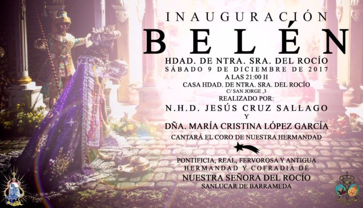 Hermandad de Sanlúcar de Barrameda – INAUGURACIÓN DEL BELÉN