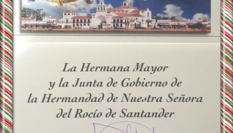 Hermandad de Santander – Felicita en la Navidad