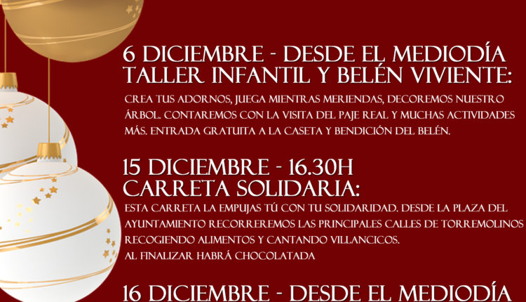 La Hermandad del Rocío de Torremolinos recreará un gran “Belén Viviente” el próximo 6 de diciembre en su Taller Infantil