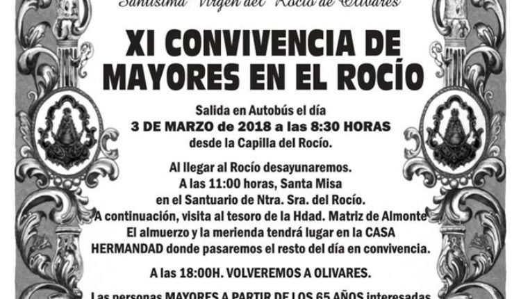 Hermandad de Olivares – XI Convivencia de Mayores en El Rocío