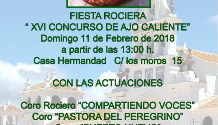 Hermandad del Puerto de Santa María – XVI Concurso de Ajo Caliente