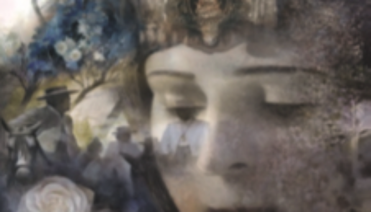 La mujer autora y figura en el cartel rociero – por Pozuelo Cabezón, Sergio Cruz