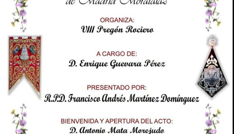 Hermandad de Madrid Moratalaz – VIII Pregón del Rocío 2018