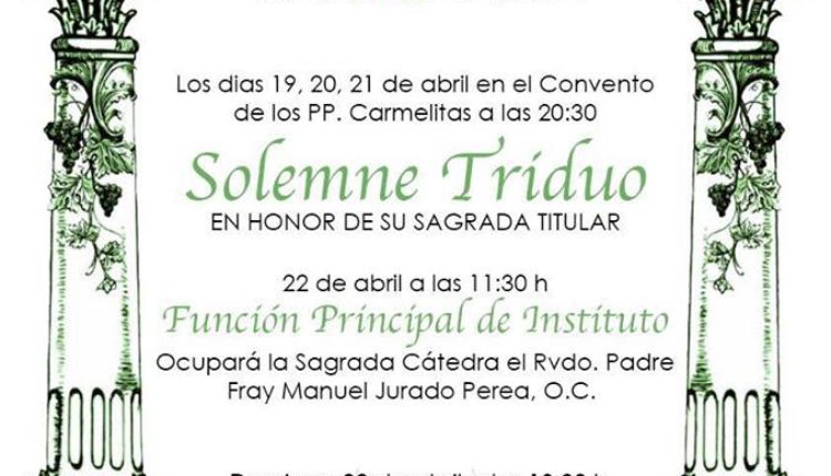 Hermandad de Osuna – Solemne Triduo 2018