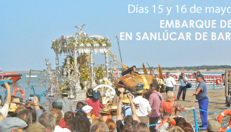 Embarque de Hermandades en Bajo Guía ,Sanlúcar de Barrameda