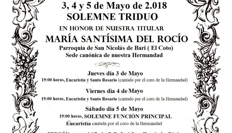 Hermandad de Gijón – Solemne Triduo 2018