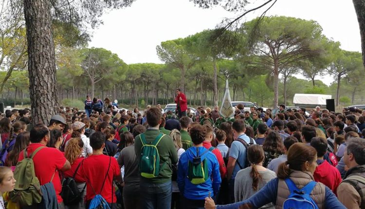 Camino de los Jóvenes de Almonte y otras Filiales al Rocío. Más de 900 Jóvenes Peregrinan