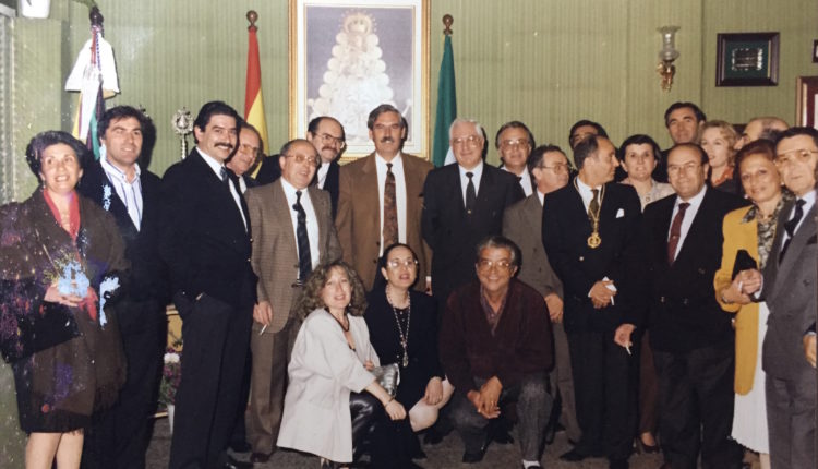 Hermandad de Ronda – Una foto Histórica, Actos de Clausura del 25 Aniversario de la Hermandad como Filial de Almonte