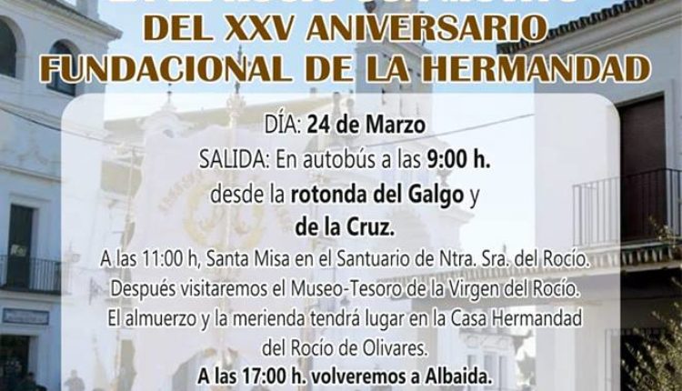 Hermandad de Albaida del Aljarafe – I Convivencia de Mayores en el Rocío