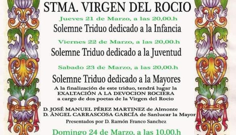 Hermandad de Chucena – Solemne Triduo XXV Aniversario