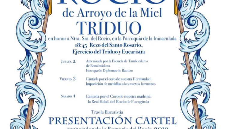 Hermandad de Arroyo de la Miel – Solemne Triduo y Presentación del Cartel