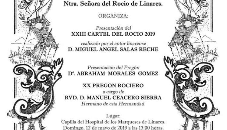 Hermandad de Linares – Pregón Rociero a cargo del RVDO. D. MANUEL CEACERO SIERRA