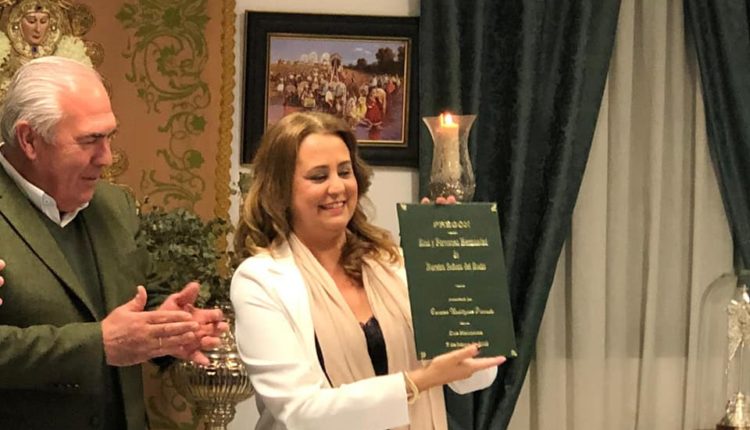 Hermandad de Dos Hermanas – Dña Carmen Rodriguez Parrado, pregonera del Rocío 2019