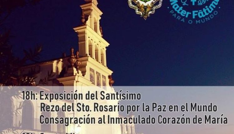 Oración mundial por la paz Mater Fátima en el Santuario del Rocío
