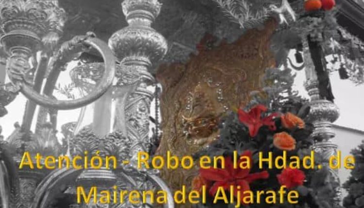 Robo en la Hermandad de Mairena del Aljarafe – Fotos de algunos objetos robados