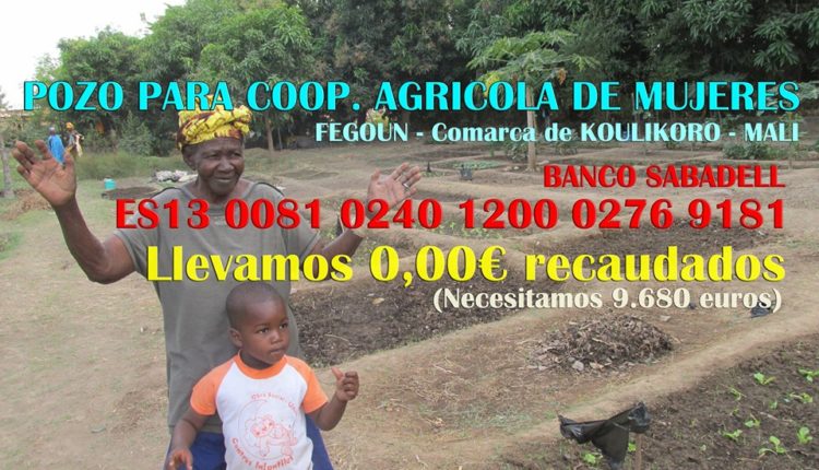 XVII Ofrenda del Foro 2019-  POZO DE AGUA PARA COOP. AGRICOLA DE MUJERES EN MALI