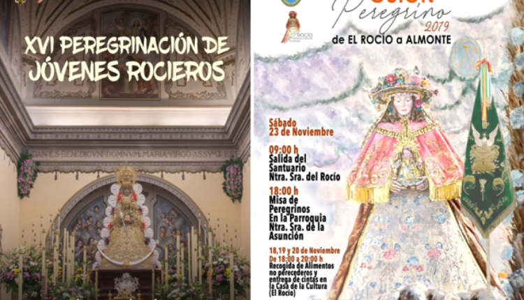 XVI Peregrinación de Jóvenes Rocieros y  V de Vecinos del Rocío a Almonte.