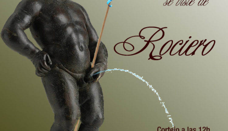 Hermandad de Bruselas – El Manneken-Pis se viste de «Rociero»