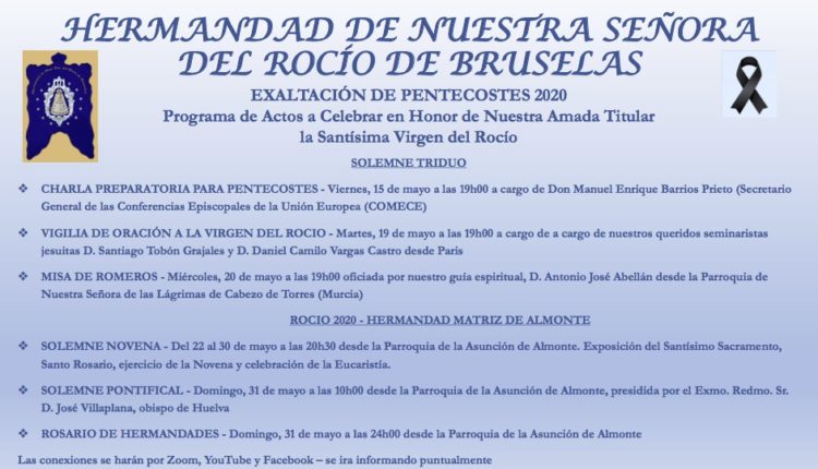 Hermandad de Bruselas – Triduo en Honor a nuestra Bendita Madre del Rocío