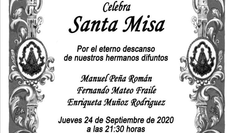 Hermandad de Olivares – Misa de Difuntos