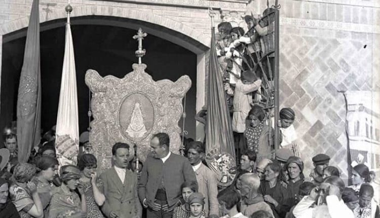 Una estampa de la Romería de 1928