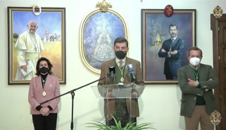 Comparecencia informativa del Presidente de la Hermandad Matriz, Santiago Padilla – Suspender la Romería del Rocío