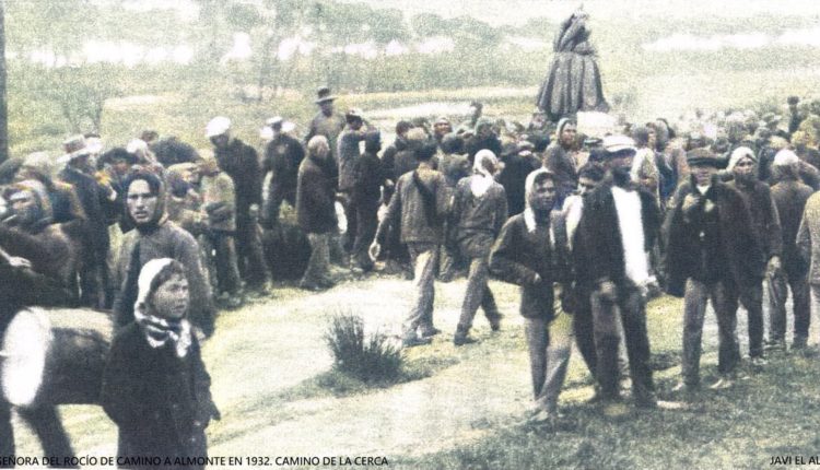 ¿Sabías que la Virgen del Rocío en 1932 entró en Almonte por el camino de la cerca?