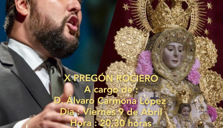 Hermandad de Moratalaz – X Pregón Rociero por Álvaro Carmona